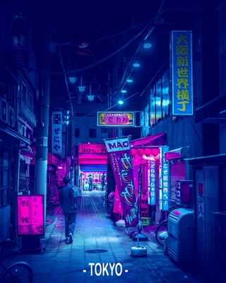 Néon de nuit de Tokyo