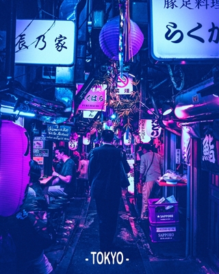 Néon de nuit de Tokyo