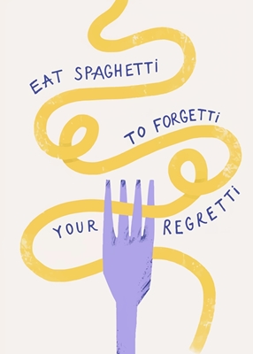 Essen Sie Spaghetti-Meme