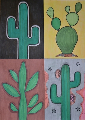 Cactussen x 4