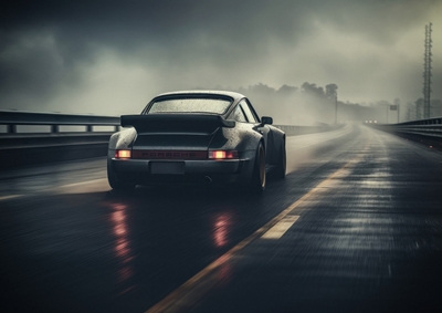 Porsche 911 Turbo 964 Rain