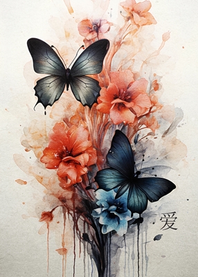 Butterfly Nature Watercolor