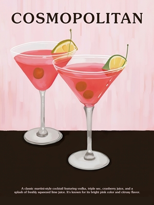Cocktail Cosmopolite Rétro