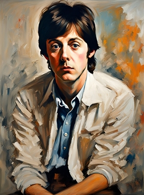 Porträtt av Paul McCartney