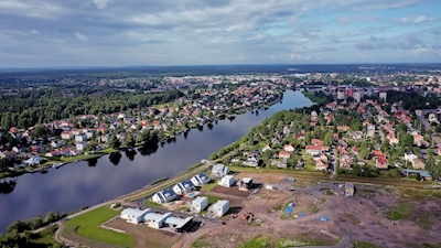 Karlstad from above