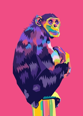 Monkey Wedha's Pop Art Potrait