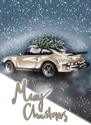 Porschen joulupainos 