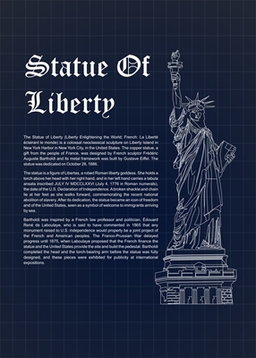 Estátua da Liberdade Blueprint