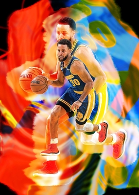 Stephen Curry Dribbling