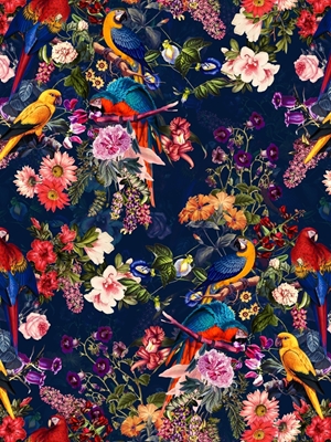 FLORAL AND BIRDS XII