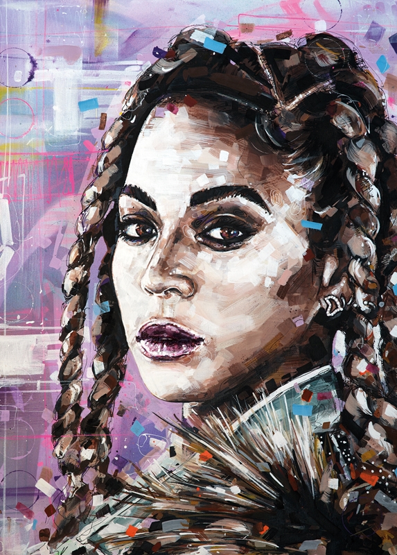 Beyonc Knowles Painting Posters Prints By Jos Hoppenbrouwers Printler