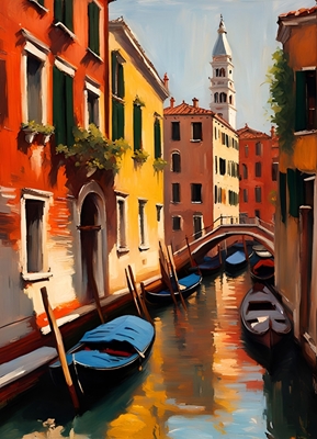 Canais em Veneza