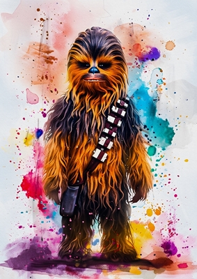 Peinture de Chewbacca