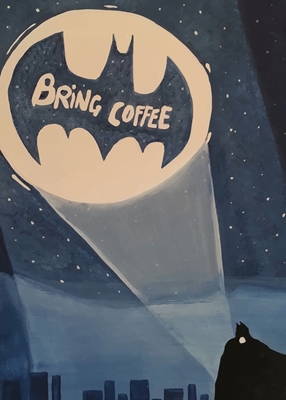 Neem koffie mee Batman