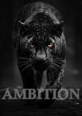 "AMBITION" - Schwarzer Panther