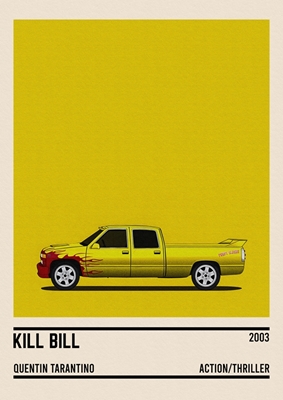 Kill Bill car movie Minimalist