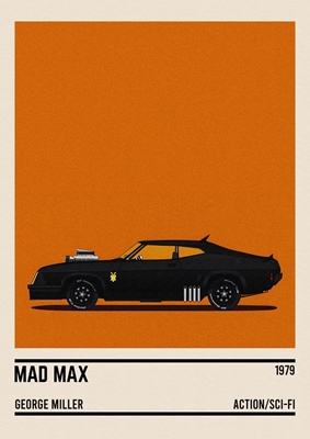 Mad Max car movie minimalist