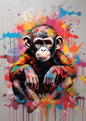 Mono colorido