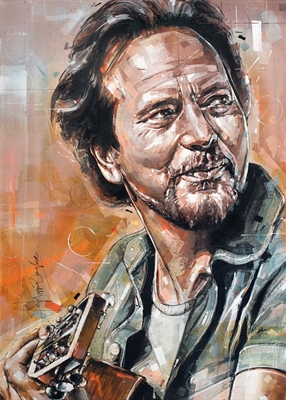 Eddie Vedderin maalaus