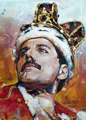 Dipinto di Freddie Mercury Queen