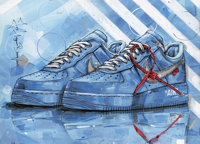 Nike air force 1 painting
