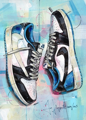 Jordan 1 fragmento de Travis Scott