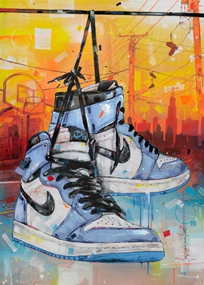 Nike air Jordan 1 painting