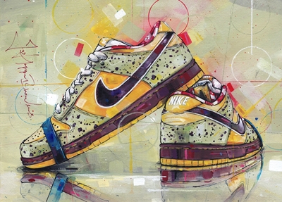 Dunk low Yellow Lobster art