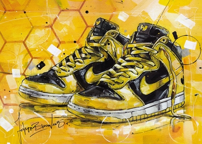 Nike dunk Wu-tang målning
