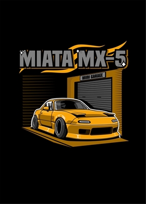 Mazda Miata MX-5 Żółty