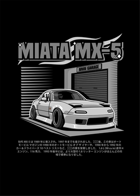Mazda Miata MX-5 bílá