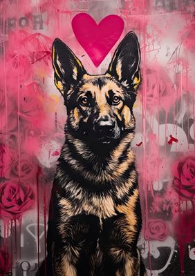 Schäferhund x Banksy