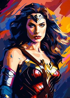 Wonder Woman WPAP Popart