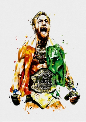Conor McGregor akvarel