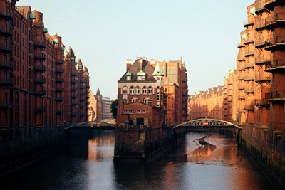 Soloppgang i Hamburg