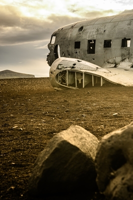 Airplane wreck in Iceland