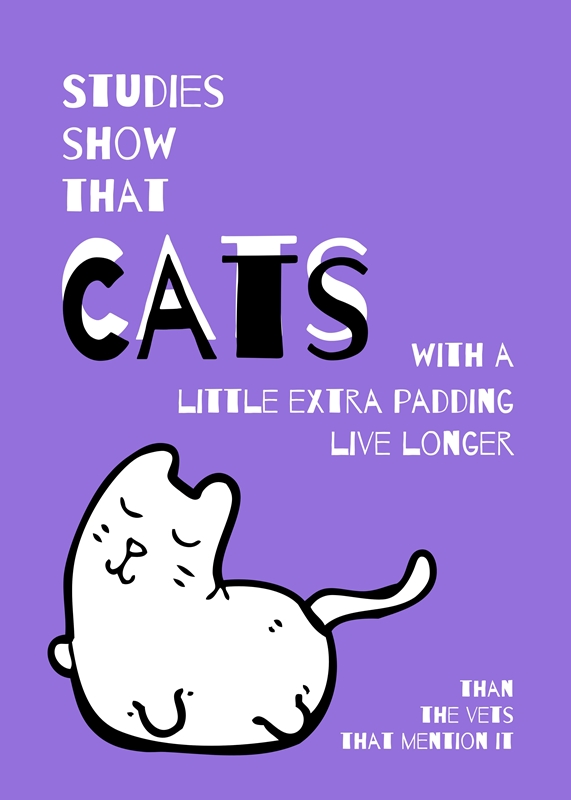 extra-padded-cats-poster-von-litteraturpasset-printler