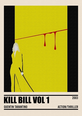 Kill Bill Vol 1 Minimalist