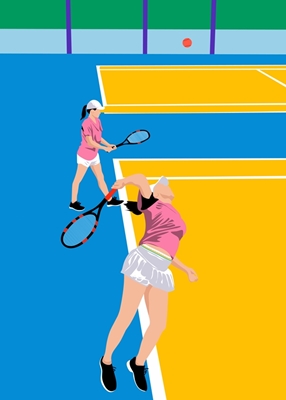Tennisteam voor vrouwen