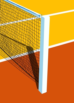 rede de bola de tênis