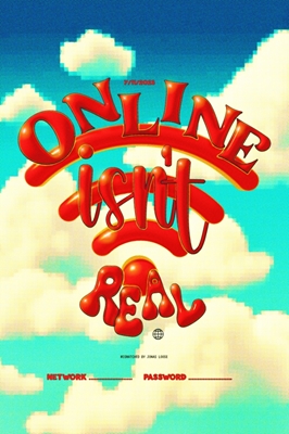 Online is niet echt