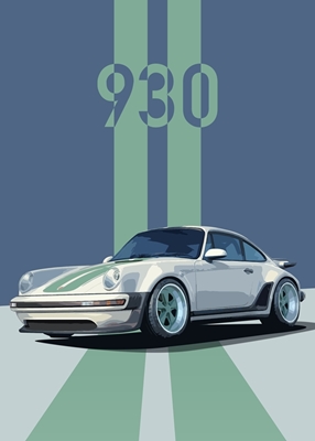 Porsche 930 Turbo af sanger