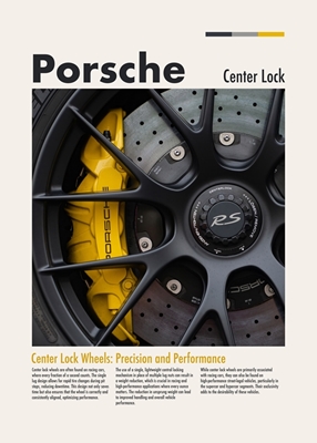 Roues Porsche Center Locks