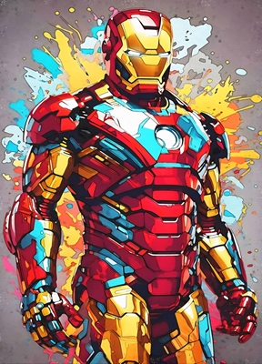 Dipinto di Iron Man