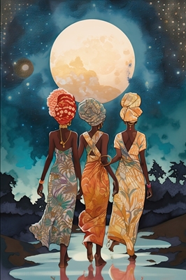 Afrikanischer Mond 09