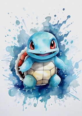 Squirtle watercolor posters & prints by perry erin - Printler