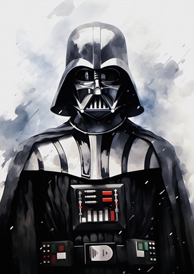 Darth Vaderin akvarelli