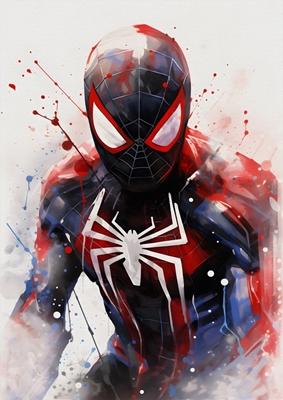 Spiderverse-akvarelli