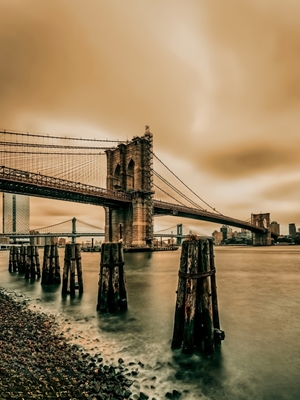Ponts et rivière, NYC