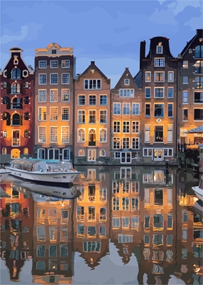 Amsterdam Hovedstad i Holland